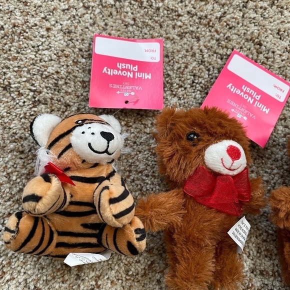 🎈🎈🎈Mini plush animals lot of 7 NWT kids toys stuffies - Picture 2 of 5